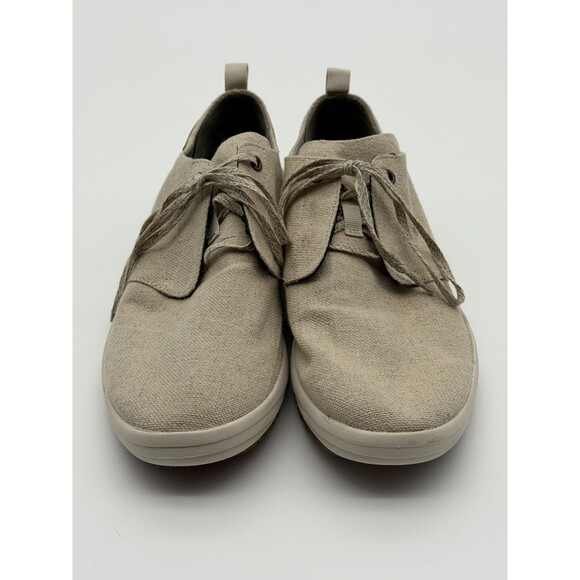 Merrell Gridways Vibram Tan Canvas Sneakers Women's Sz 8 Shoes Nice! - Picture 4 of 6